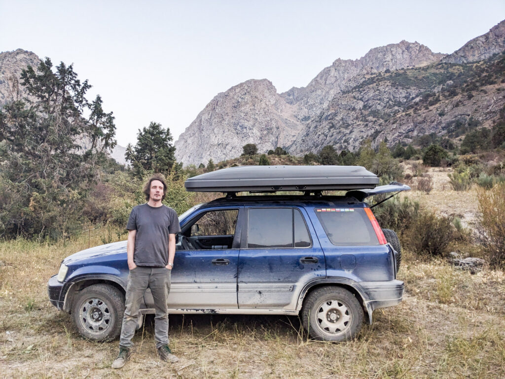 Our adventure vehicle, broken down