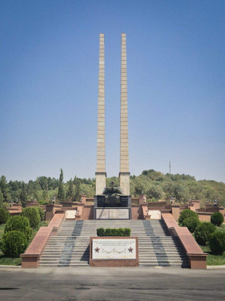 War memorial in Dushanbe
